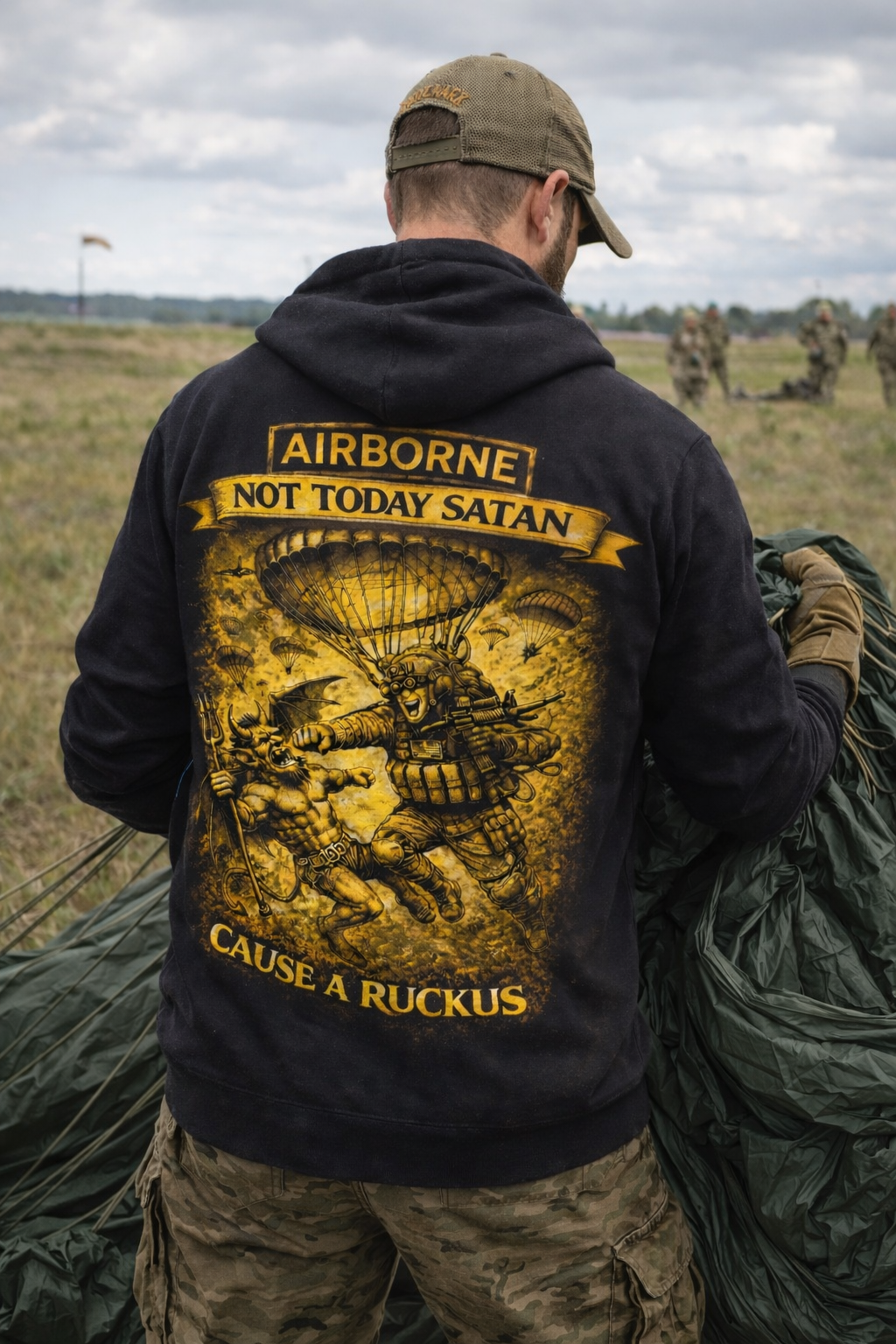 AIRBORNE “NOT TODAY SATAN” HOODY