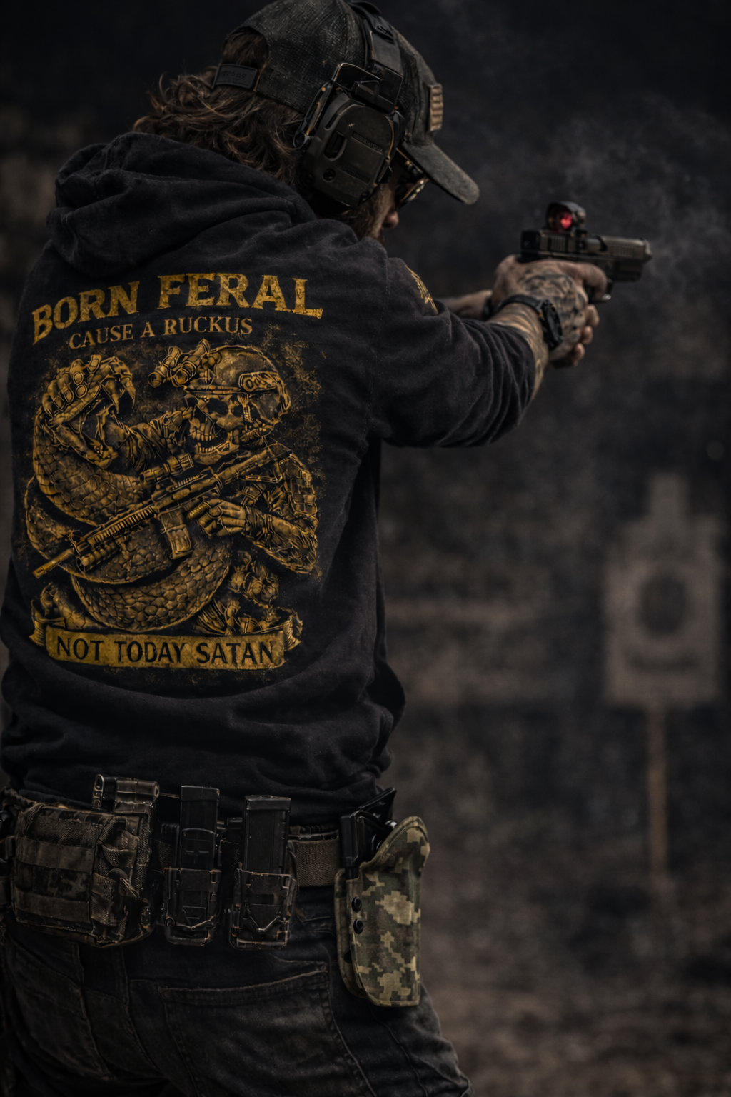 SNAKE “NOT TODAY SATAN” HOODY