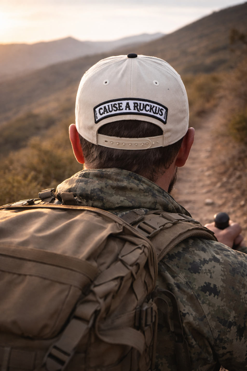 5 PANEL BORN FERAL LOGO HAT