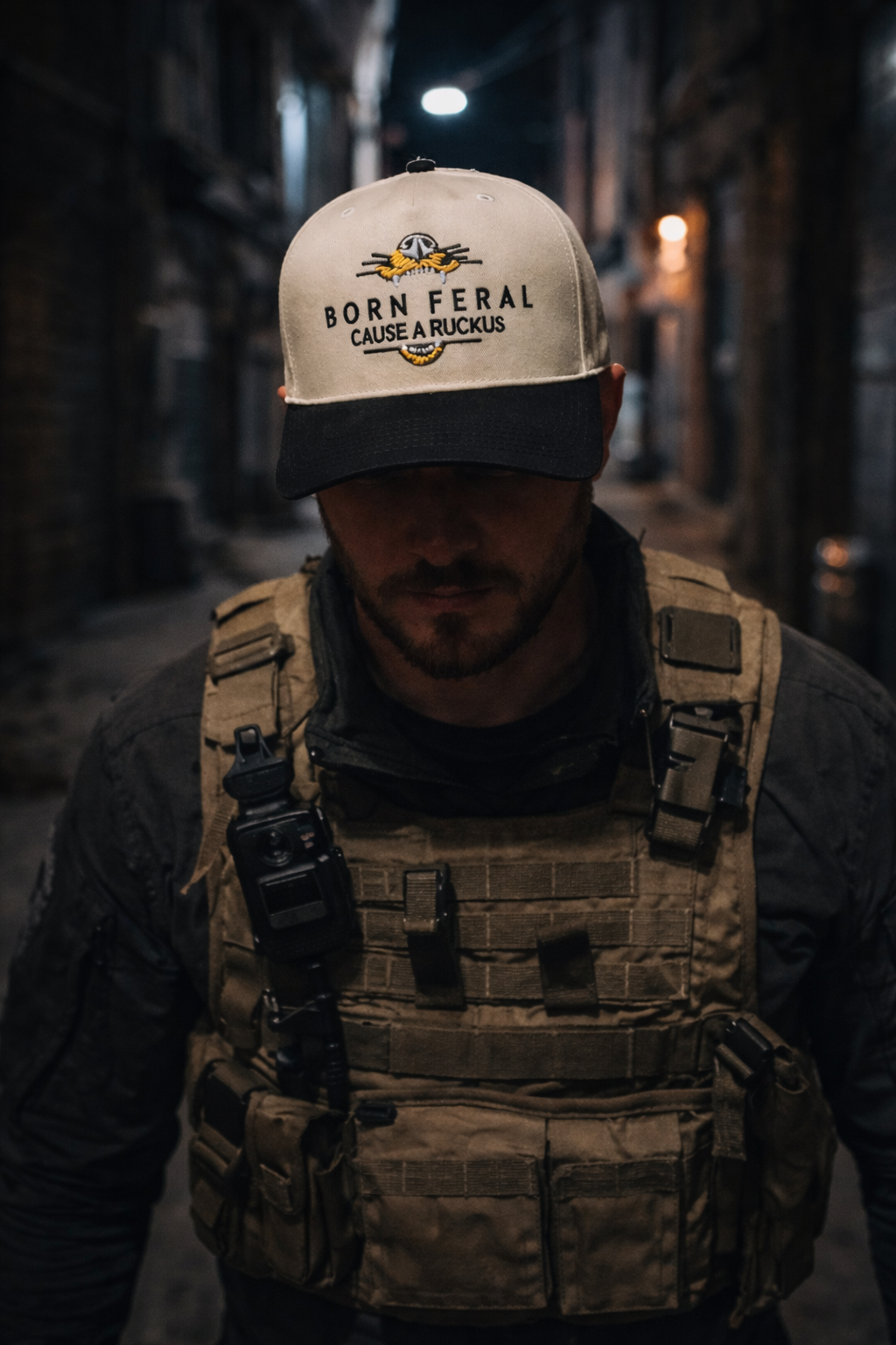 LTD EDITION BORN FERAL EMBROIDERED LOGO HAT