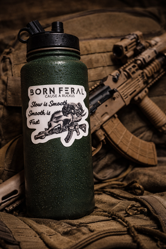 SLOW IS SMOOTH, SMOOTH IS FAST STICKER