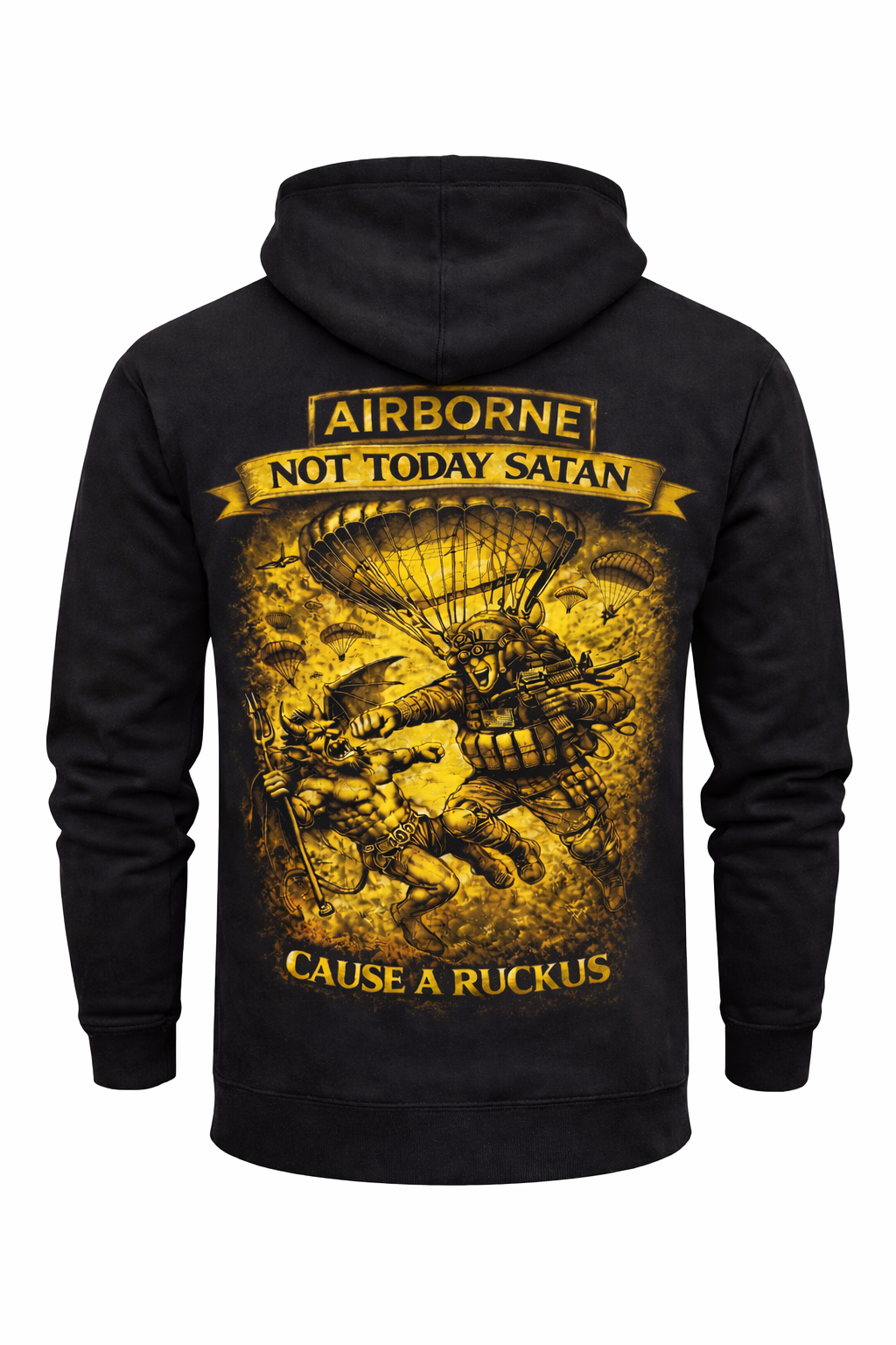 AIRBORNE “NOT TODAY SATAN” HOODY