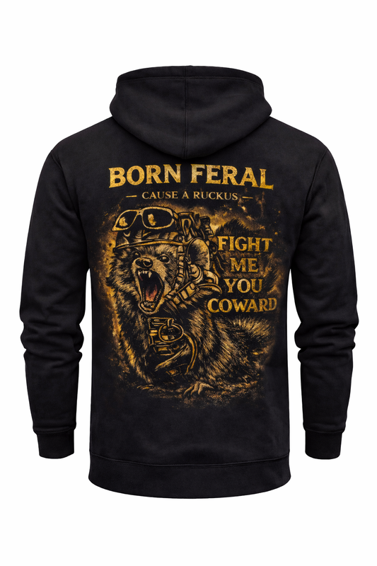 “FIGHT ME YOU COWARD” HOODY