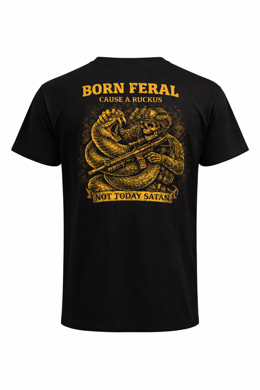 Snake “NOT TODAY SATAN” shirt