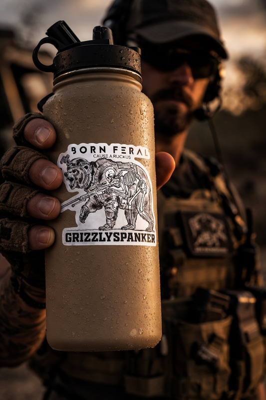 GRIZZLYSPANKER STICKER