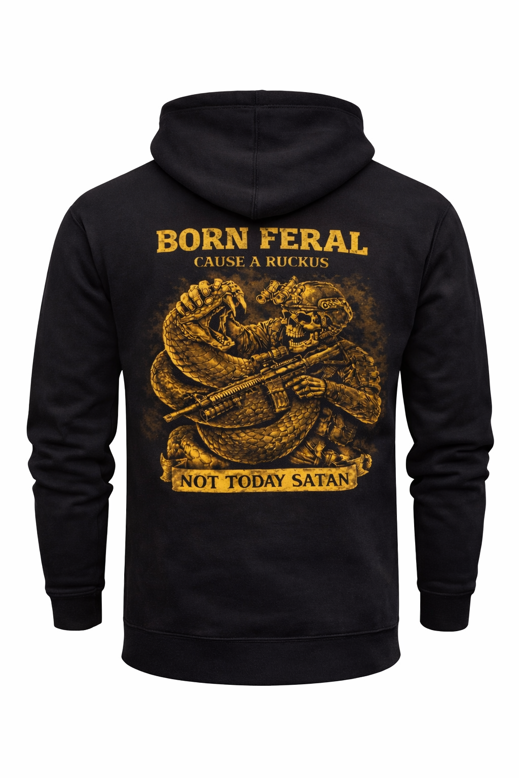 SNAKE “NOT TODAY SATAN” HOODY