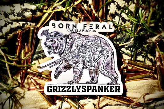GRIZZLYSPANKER STICKER