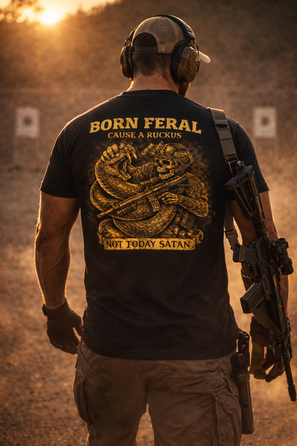 Snake “NOT TODAY SATAN” shirt