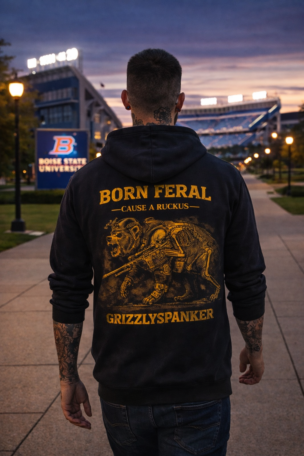 GRIZZLYSPANKER HOODY