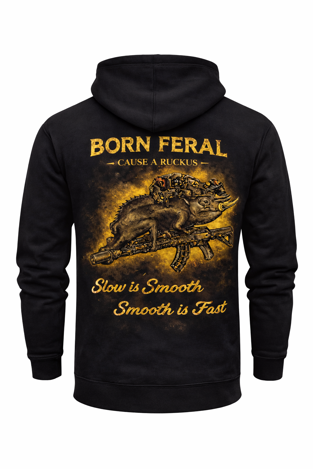 “SLOW IS SMOOTH, SMOOTH IS FAST” HOODY