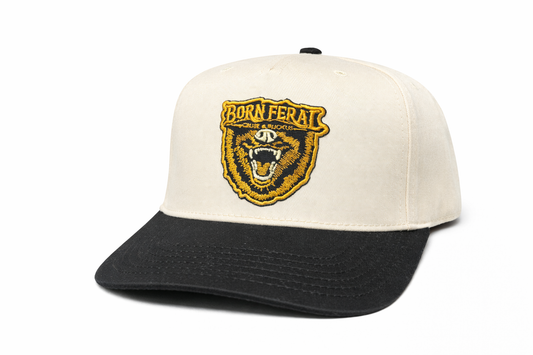 5 PANEL BORN FERAL LOGO HAT